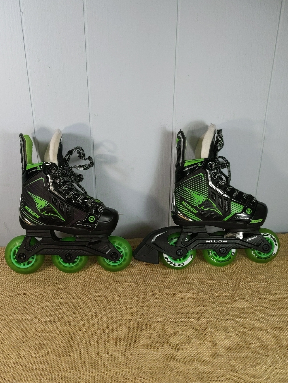 Mission Lil Ripper Adjustable Roller Blades Youth Size Y7-Y8, New Without Tags